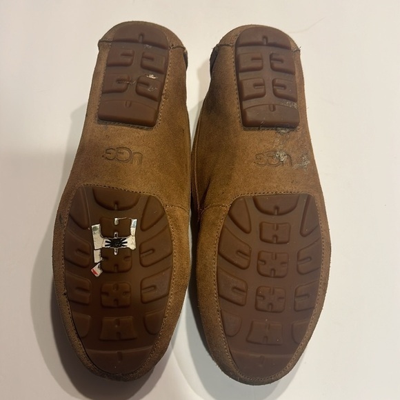 UGG  Milana II chestnut suede loafer flats drivers w grippy comfortable bottoms - Picture 6 of 9